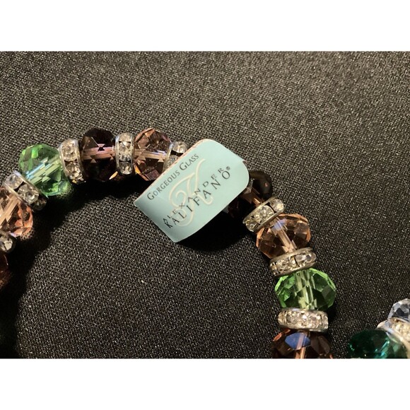 Alexander Kalifano Art Glass Stretch Bracelet - Picture 4 of 5